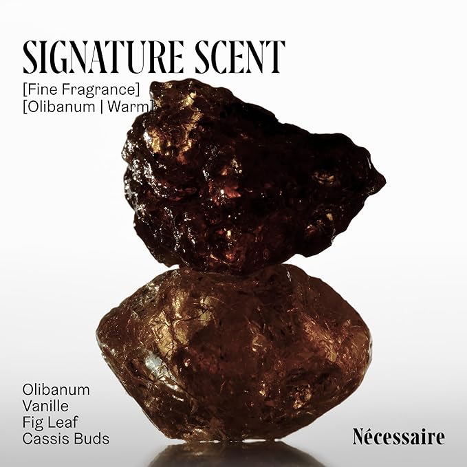 Nécessaire Body Essentials Set – Travel-Size Body Wash, Body Lotion + Deodorant | For Women + Men | Dermatologist-Tested. Hypoallergenic | Aluminum-Free Deodorant (Olibanum)