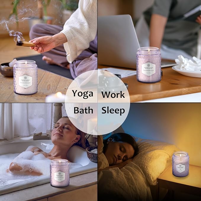 Candles for Home Scented, 6 Pack Aromatherapy Candles Gifts Sets for Women Birthday,33 oz Soy Wax 240 Hour Long Lasting Jar Candles
