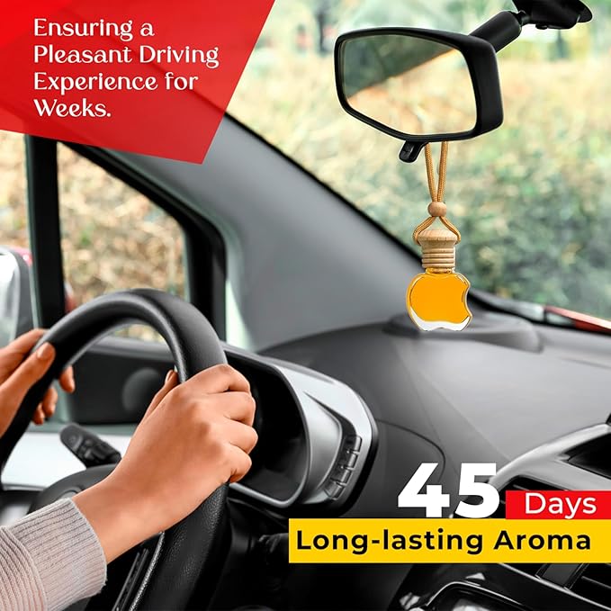 Kabod One Million Car Air Freshener for Men | Hanging Essential Oil Diffuser | Strong Scent | 10 ml | Lasts Up to 45 Days | Natural Odor Eliminator