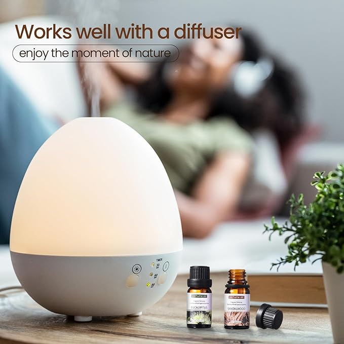 Nuanchu 78 Pcs Essential Oils Set 10ml Fragrance Oil Aromatherapy Kit for Diffuser Humidifier Aromatherapy-Oils for Candle Bath Bombs Making