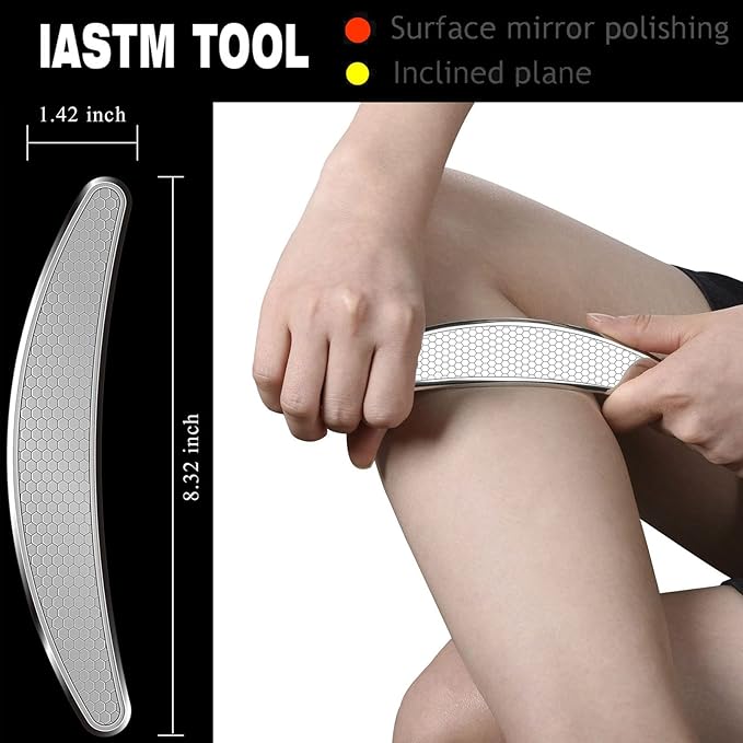 BYYDDIY 4 in 1 Gua Sha Massage Tool Set - Muscle & Fascia Scraper, Scar Tissue Tool for Physical Therapy