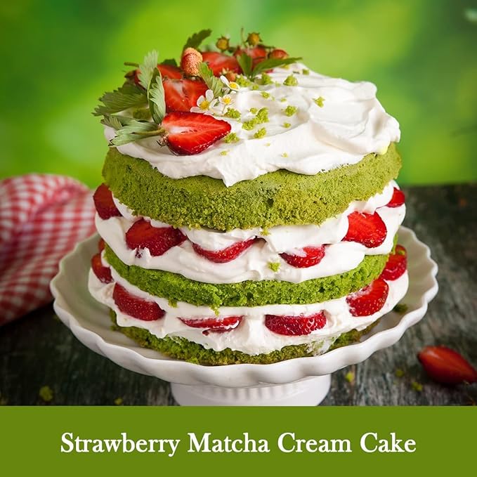 EILIN Organic Matcha Green Tea Powder - 113Gram 4OZ BIO Certified Japanese Culinary Grade for Baking Lattes Smoothies Ice Cream