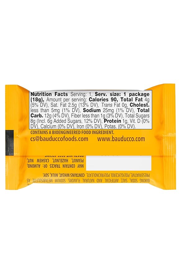 Bauducco Choco Biscuit Cookies, 25.3 oz (Pack of 120) - Crispy & Delicious Chocolate Cookies, Individually Wrapped for Snacks, Dessert & Lunch Boxes - 2 Cookies per Pack