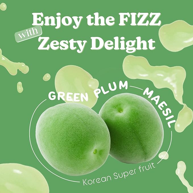 DALAMHARI Kombucha Powder | Green Plum 20T | Probiotic Soda Urban Remedy Kombucha Synergy Scoby Starter Kit Adaptogen Drink Health Ade Kombucha Tea Bubbly