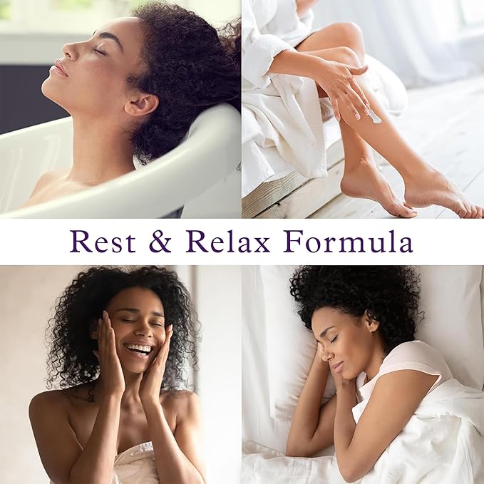 PURPLE CANYON Twilight Deep Sleep Whipped Body Butter 8oz | Lavender Night Cream | Body Lotion for Skin