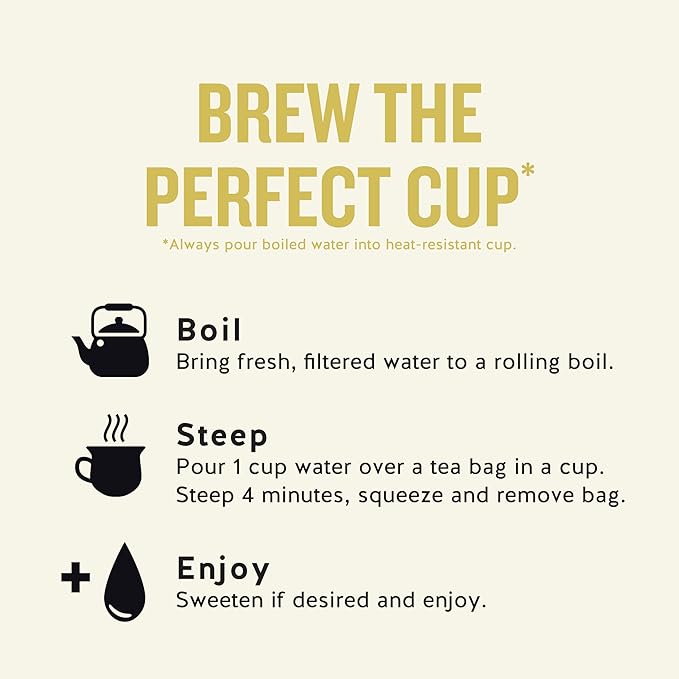 Celestial Seasonings Chamomile Herbal Tea, Caffeine Free, 20 Tea Bags Box (Pack of 6)