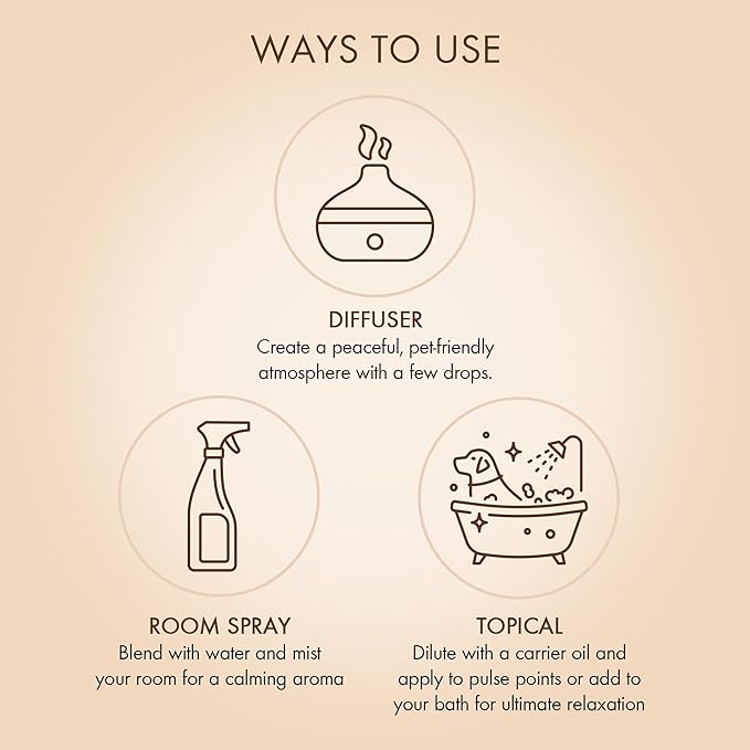 Majestic Pure, Lavender, Peppermint and Frankincense Pet Essential Oil Set | Pet Friendly and Provides Peaceful Atmosphere Used for Diffuser, Room Spray and Topical | Set of 3