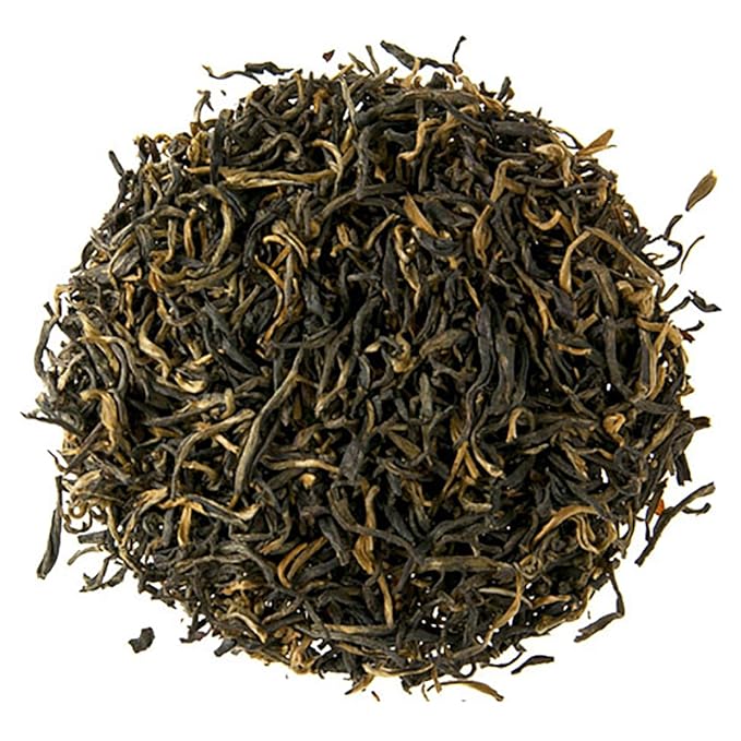 English Tea Store Golden Heaven Yunnan China Black Tea Pouches - 4oz | Loose Leaf Black Tea from Yunnan Province | Malty Smooth Flavor | Premium Chinese Tea | Hot or Iced Brewing
