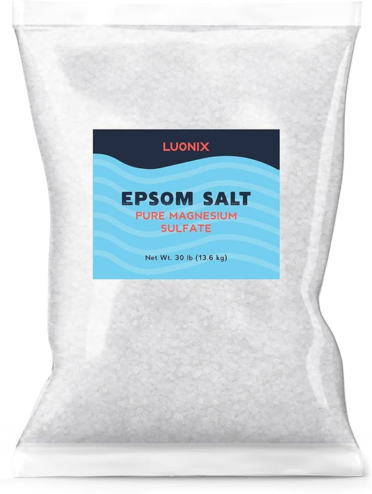 Epsom Salt, 30 lbs, Bulk, Bath Soak, DIY Bath Bombs