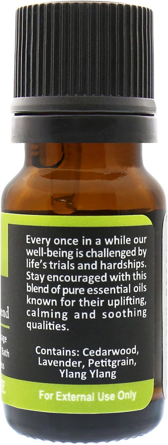 Plantlife Hope Aromatherapy Essential Oil Blend - Straight from The Plant 100% Pure Therapeutic Grade - No Additives or Fillers - Made in California 10 ml