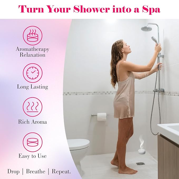 W&E Choice Shower Steamers Aromatherapy 21 Pack- Shower Bombs with Natural Essential Oils for Daily Relaxation & Stress Relief, Birthday Gifts for Women & Men, Mom, Teen