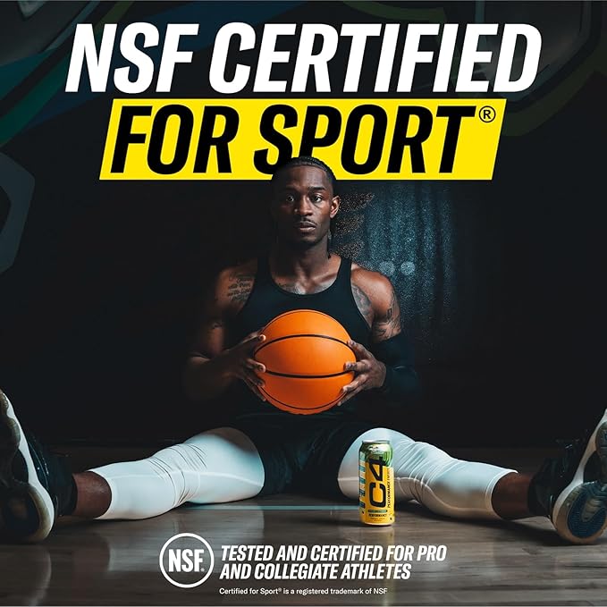 C4 Energy Drink 12oz (Pack of 12) - Frozen Bombsicle - Sugar Free Pre Workout Performance Drink with No Artificial Colors or Dyes