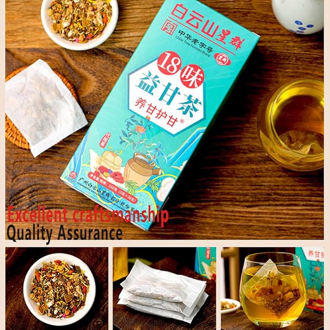 18 Flavors Liver Care Tea, Herbal Tea for Liver - Nourish and Support Your Liver Health (30PCS)