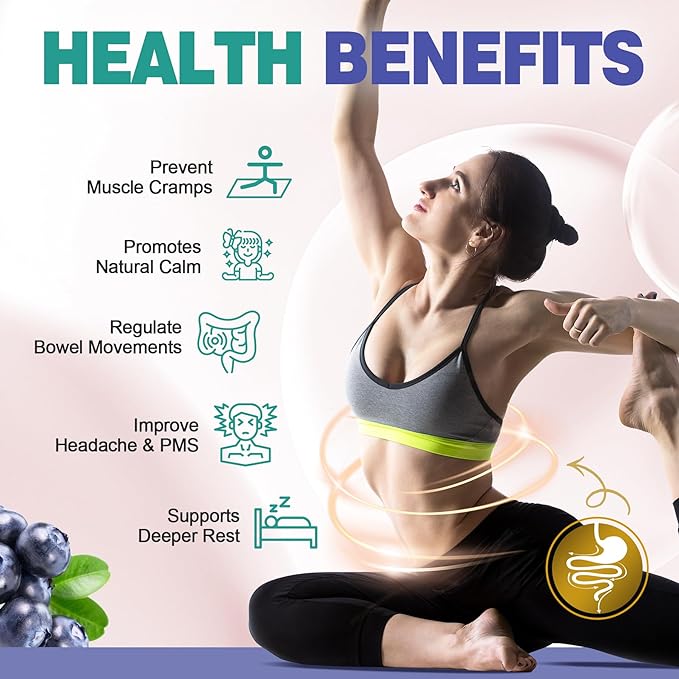 Magnesium Complex Gummies 400 mg for Women Men, Triple Calm Magnesium Glycinate Malate Citrate w/Prebiotics & Probiotics, Vitamin B6 D3, Chelated Magnesium Supplement Gummy - Vegan, Sugar Free, 120Ct