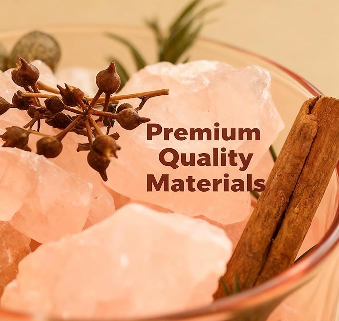 Stone Essential Oil Diffuser Set | Non Electric, Cordless & Waterless Passive Aromatherapy Diffuser with Creative Cup & Mini Plant | for Home, Office Desk, Meditation & Relaxation in Pink