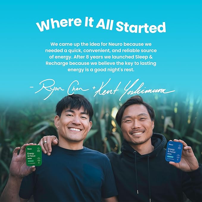 NeuroGum Extra Strength Energy & Focus Mints (Peppermint, 72 Pieces) | 100mg Natural Caffeine + L-Theanine + Vitamin B12 & B6 | Sugar Free Nootropic Cognitive Brain Performance Supplement