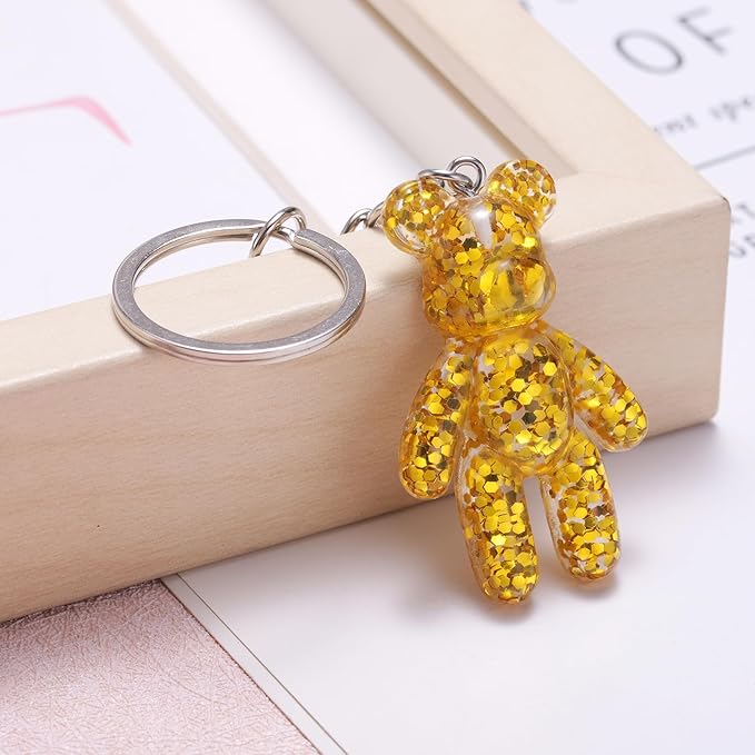 Pocket Bear Hug, Anxiety Relief Gifts for Women Men, Mental Health Positivity Gifts for Anxious Friend, Thinking of You Gift, Comforting Gift for Son Daughter Back to School, Gold