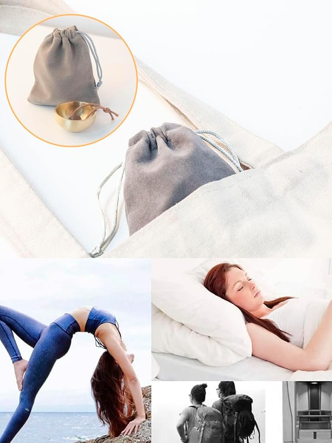 Singing Bowls Set, Singing Bowls, Meditation Sound Bowl Handcrafted, For Yoga, Meditation, Mindfulness, Healing & Chakra balancing