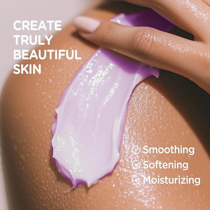 Lavender Body Butter, Natural Body Butter for Men Women Smell Good, Lavender Scented Shea Butter Body Cream, Body Moisturizer for Dry Skin 6.8 floz