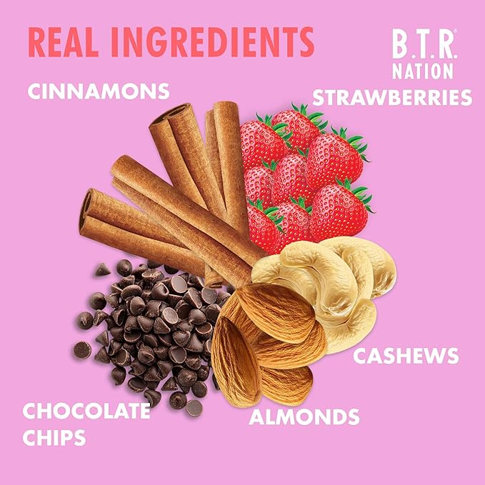 B.T.R. Nation Keto Superfood Protein Bars - Plant Based and Free of Sugar Alcohols | (12) Bar Variety Pack | Gluten Free, and Boosted with Powerful Superfoods!