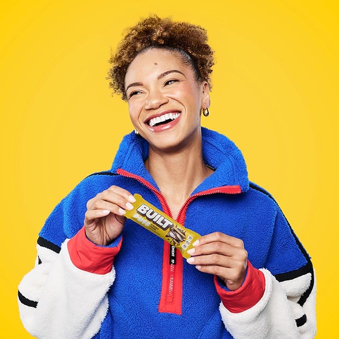 Built Bar, Puff Protein Bars, S'mores Chunk Puff, 15g Protein Snacks, On-The-Go Bars, Only 160 Calories, 9g Sugar, Collagen, Not Gluten Free, 12 Count