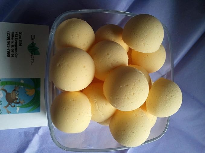 SpaPure MONKEY FARTS Bath Bombs - 14 Bath Fizzies with Shea Butter, Ultra Moisturizing (12 Oz) Great for Dry Skin, bath bombs for kids (Monkey Farts FBA)