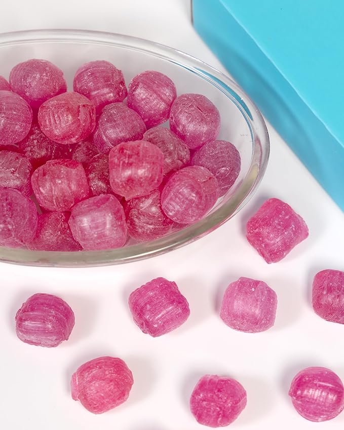 Andy Anand Sugar Free Elderberry Hard Candy, - Boiled in Copper Kettle for that unique taste, Flown from Europe 25 Pcs - Sugar & Aspartame Free - Naturally Flavored & Sweetened - Non-GMO, Gluten Free, Keto & Diabetic Friendly