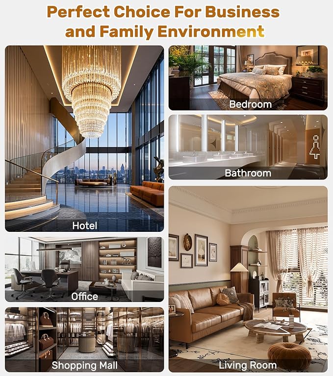 Essential Oil Diffuser for Home, Bluetooth Smart Scent Diffuser, Waterless Aromatherapy Diffuser, 1500 ft² Cold Air Hotel Collection Diffuser, Aroma Diffuser for Home, Hotel, Spa, Office