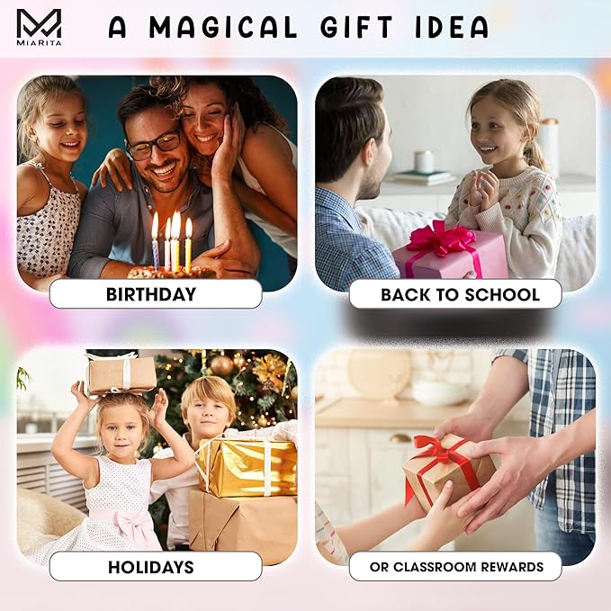 Positive Unicorn Jar, Emotional Supports Unicorns 60 Affirmation Cards, Back to School Gifts for Girls Teacher, Birthday Gift for Women Teen Girls, Friends Daughter Mom Wife, Unicorn Desk Decor