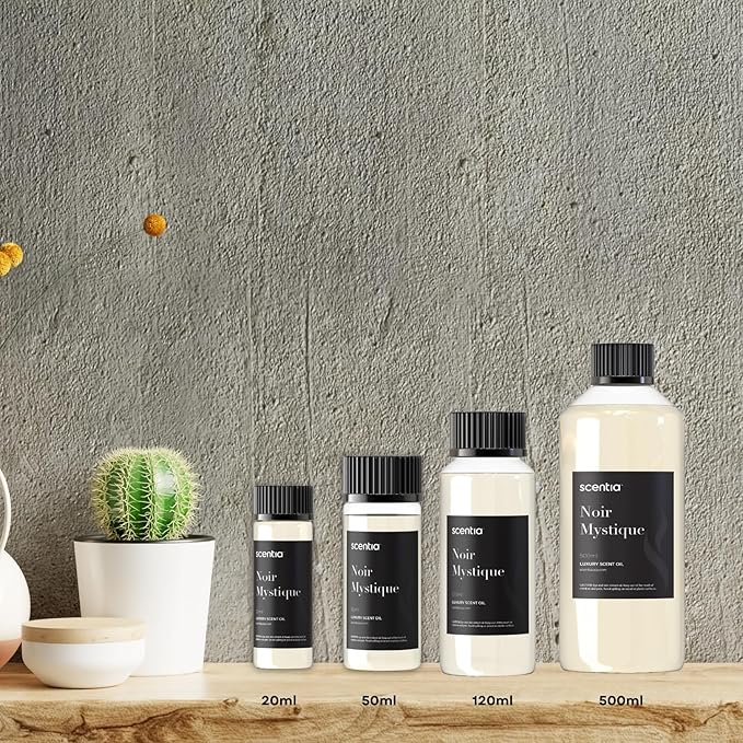 Hotel Diffuser Oil Inspired by 5-Star Hotel Scent-50 mL 1.69 fl oz-Essential Oil Blend Rose, Lemon and Musk Notes for Aromatherapy Ultrasonic & Cold Diffusers-Noir Mystique, Mothers Day Gift