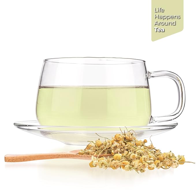 Tealyra - Egyptian Chamomile Tea - Pure Herbal Tea - Natural Bedtime Tea - Caffeine-Free - Relaxing Herbal Remedy - 225g (8-ounce)