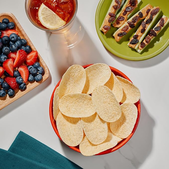 The Good Crisp Company, Aged White Cheddar, Gluten Free Potato Chips (5.6 Ounce Canisters, Pack of 8), Non-GMO, Allergen Friendly, Potato Chip Snack Pack, Gluten Free Snacks