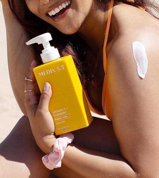 Medix 5.5 Vitamin C Cream Face Lotion & Body Lotion Moisturizer | Anti Aging Skin Care Firming & Brightening Cream Diminishes The Look Of Uneven Skin Tone, Age Spots, & Sun Damaged Dry Skin, (2-Pack)