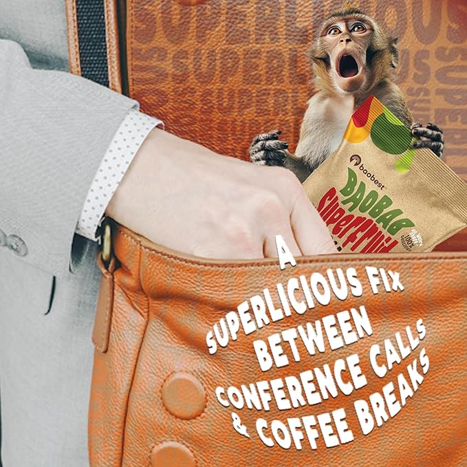 Baobest Superfruit Bites - Baobab Chews Mixed Berry Snack Pack - Vegan, Gluten Free, Preservative Free, Palm Oil Free, High Vitamin C Superfood Snack from The Tree of Life - 30 Servings