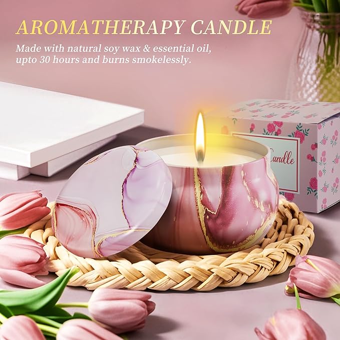 15PCS Birthday Gifts for Women, Relaxing Spa Basket With Luxury Flannel Blanket and 40 oz Tumbler - Care Package for Her, Mom, Wife, Friends - Valentine's, Mother's Day, Christmas