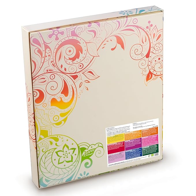 Creano Organic Fruit Tea Herbal Tea Gift Set – 45 Organic Tea Bags in 9 Dreamy Varieties – 90 g