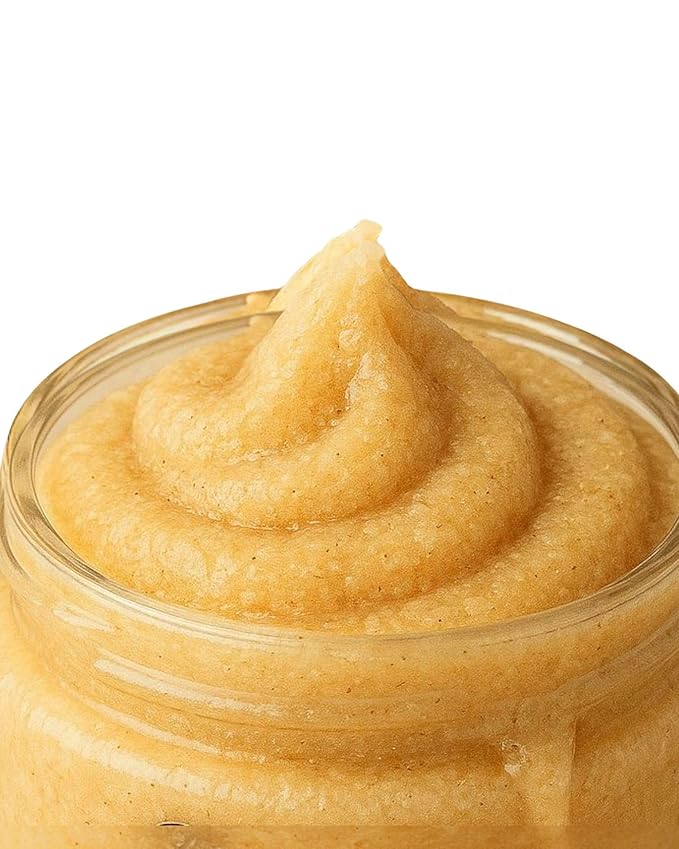 Exfoliating Sugar Scrub - Fruit Scented Exfoliating Body Scrub - Moisturizing Natural Face and Body Polish with Essential Oils - Gentle for Sensitive Skin - Sugar Cookie, 8oz