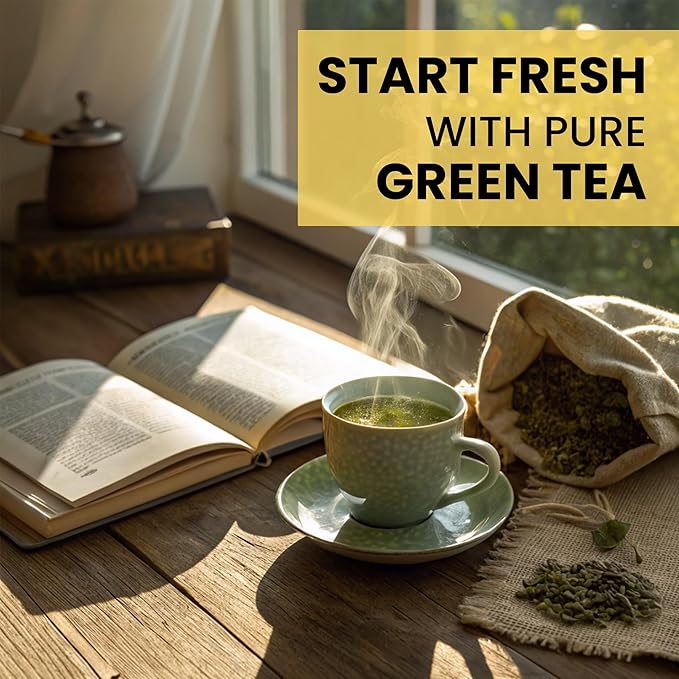 Herb To Body Green Tea Leaves Cut – 4 oz, Wildcrafted Camellia Sinensis, Loose Leaf Green Tea for Herbal Brews and Traditional Uses