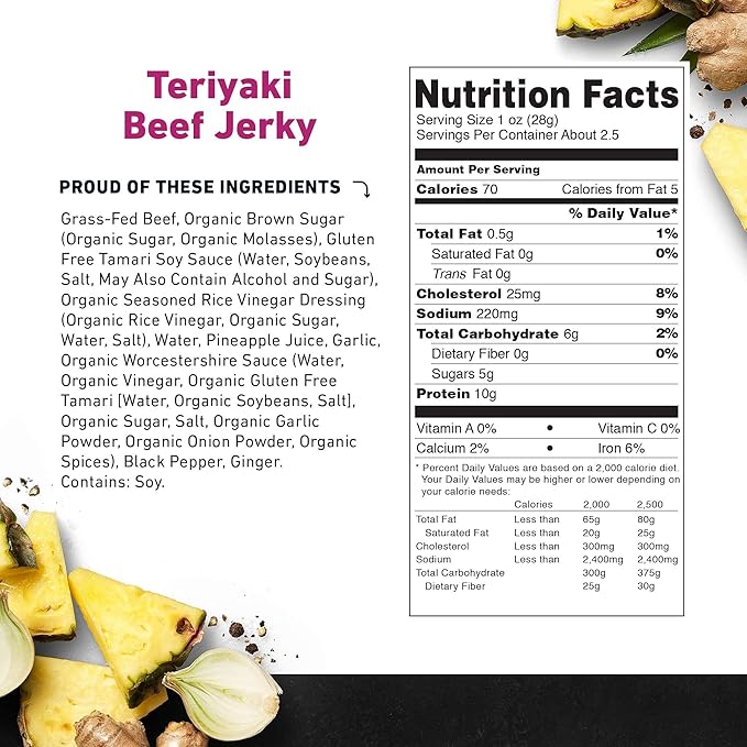 Country Archer Grass-Fed Beef Jerky Variety Pack - Beef Jerky Snack Packs, Beef Jerky Assortment, Jerky Sampler with Original, Mango Habanero, Teriyaki Beef Jerky- 2.5 oz (Pack of 3)