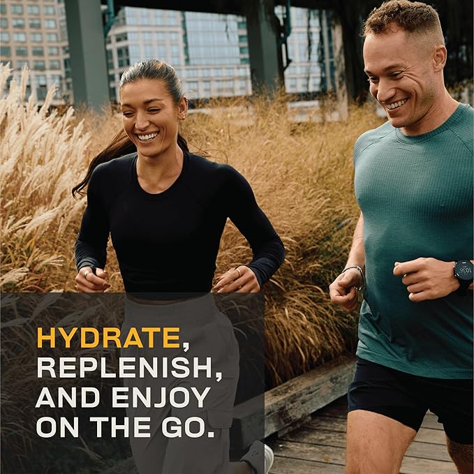 Gainful Hydration Powder Packets, Caffeine Free with Key Electrolytes Magnesium and Sodium, Energy Support, Low Sugar, Tropical Mango, 21 Sticks