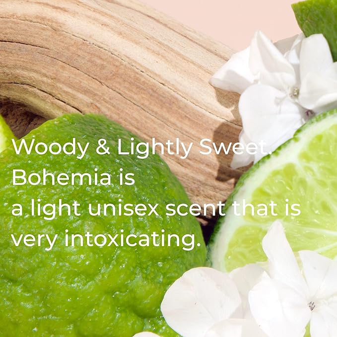 Bright Spot Bohemia Car Air Freshener - Premium Car Hanging Air Freshener, 120 Days Long-Lasting Fragrance for Auto and Home | Light & Woody | Jasmine, Bergamot, Santal, Woods, Musk |Non-Toxic, Vegan