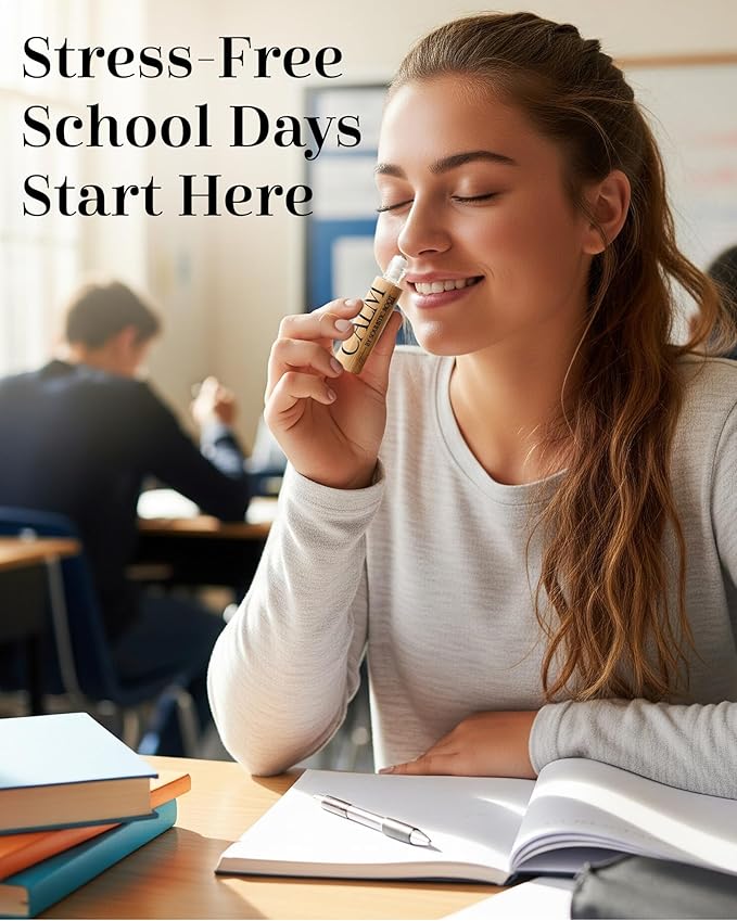 Soulistic Root Calm Essential Oil Roller, Calm Essential Oil Roll On Blend, 10ml Glass Roller- Stress Relief, Essential Oil Blends, Aromatherapy Self Care Products for Women