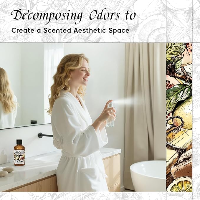 HIQILI Guava Fragrance Oil for Candle, Soap & Bath Bombs Making, Long-Lasting Fruity Scent, and Indoor Diffusers Use - 1 Fl Oz