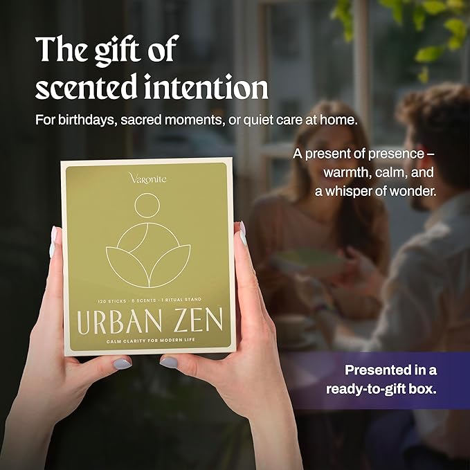 Lunar Soul Incense Sticks with Holder - Incense Stick Variety Pack of 6 (120 Insence-Sticks): Bergamot, Cedar, Jasmine, Lavender, Rose, Frankincense ā Calm Mind, Meditation & Aromatherapy