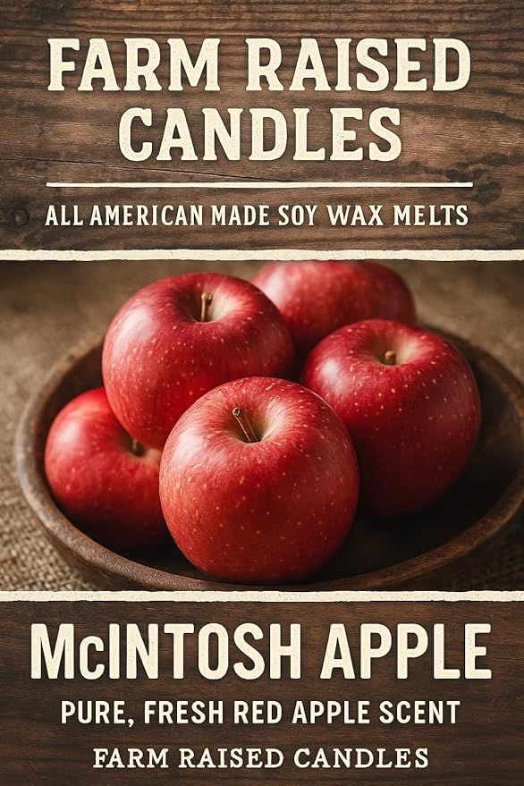 Farm Raised Candles – Farm Fresh - American Soy Wax Melts - Fall Wax Melts Variety 1 LB Bundle (5 Packs, 16 oz) – Hand-Poured Soy Wax Cubes – Apple, Cinnamon, Pumpkin, Pecan Waffles