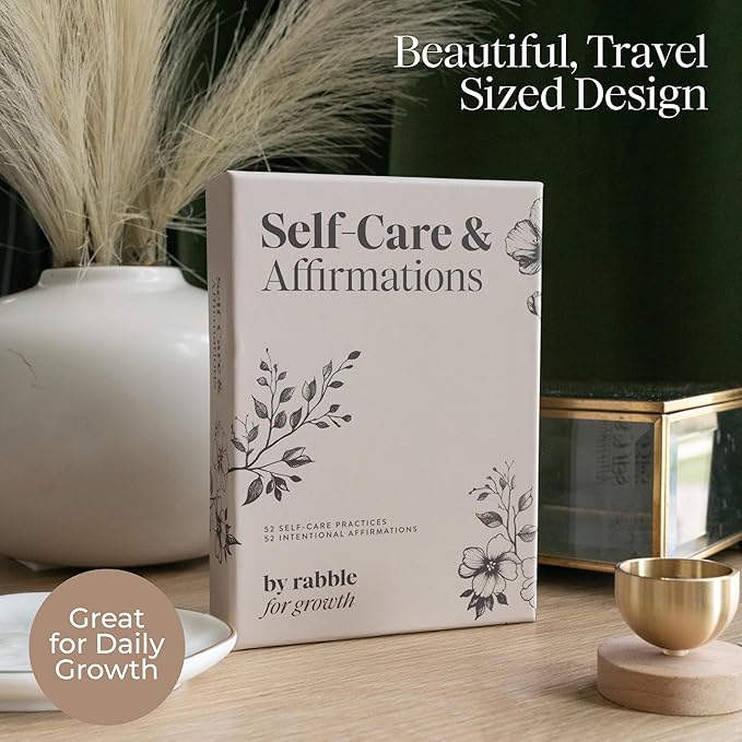 Rabble Self-Care and Affirmations Deck - 52 Affirmations and 52 Self Care Exercises