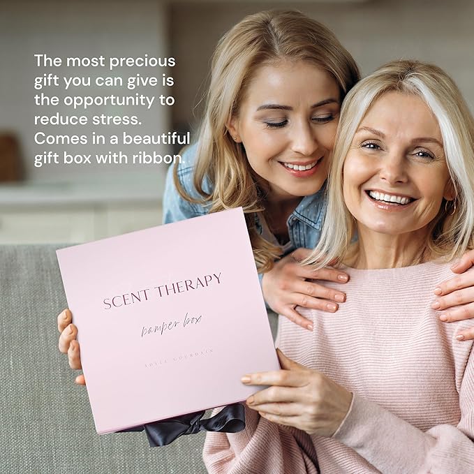 Scented Candle Set - 4-Pack, Purple Box - Aromatherapy Scents for Birthday Gifts for Mom - Over 160-Hour Burn Time for Mom Birthday Candles