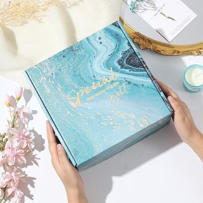 Birthday Gifts for Women, Relaxing Spa Gift Basket Set with Blanket, Unique Gifts for Her, Friends, Mom, Sister, Coworker, Wife, Girlfriend, Happy Birthday Gift Ideas, Mothers Day, Christmas Gifts