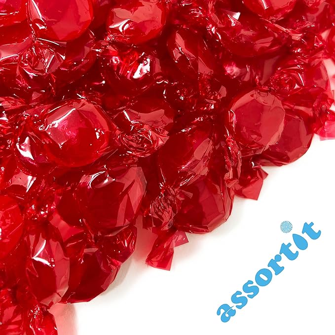 Cinnamon Hard Candy Disks - 3 lbs - Cinnamon Flavored Old School Classic Hard Candies - Bulk American Vintage Candy Assortment- Individually Wrapped, 48 oz.