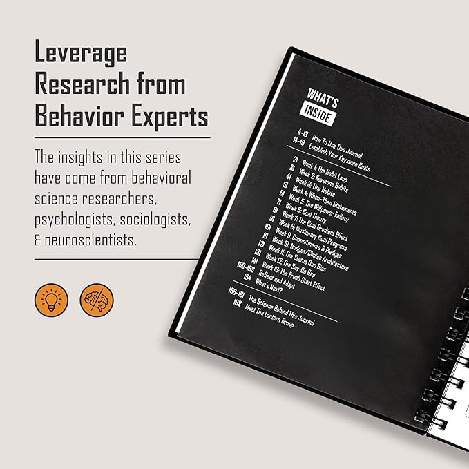 The Behavior Shift Brain Shift Journal: Habits & Goals - Productivity Planner with Guided Prompts for Habit, Goal & Personal growth- Gratitude & Manifestation journal -13 Week Planner & Self Care Tool